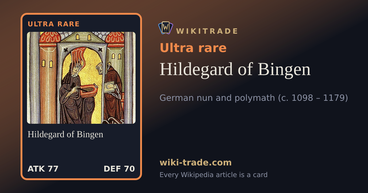 Hildegard of Bingen — Ultra rare card