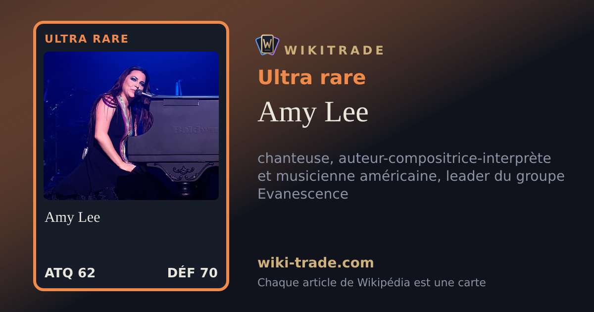 Amy Lee — carte Ultra rare