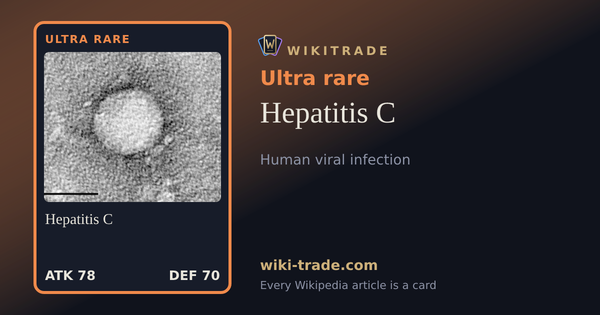 Hepatitis C — Ultra rare card
