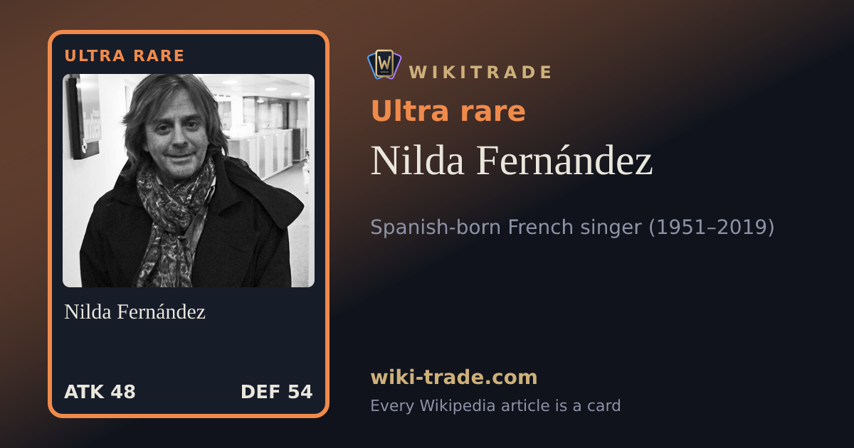 Nilda Fernández — Ultra rare card