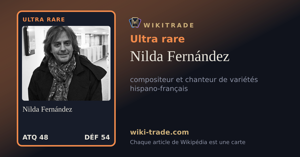 Nilda Fernández — carte Ultra rare