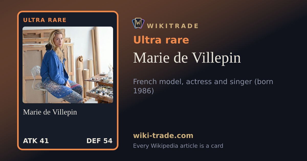Marie de Villepin — Ultra rare card