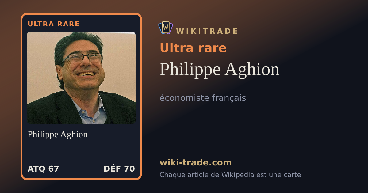 Philippe Aghion — carte Ultra rare
