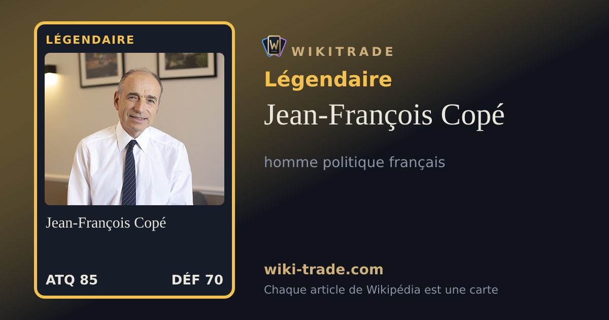 Jean-François Copé — carte Légendaire