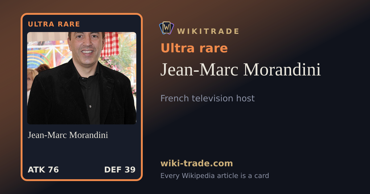 Jean-Marc Morandini — Ultra rare card
