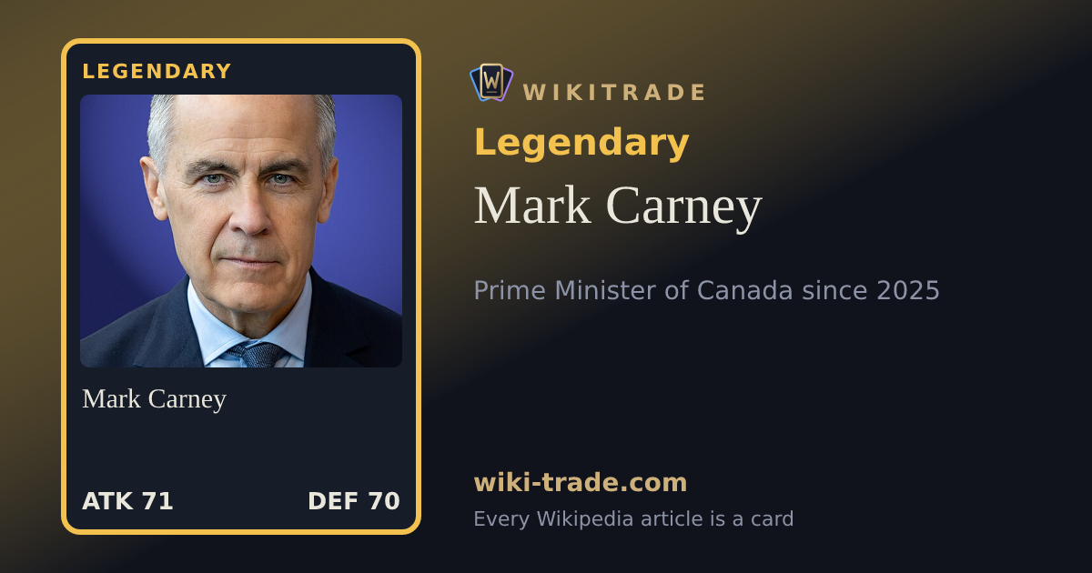 Mark Carney — Legendary card