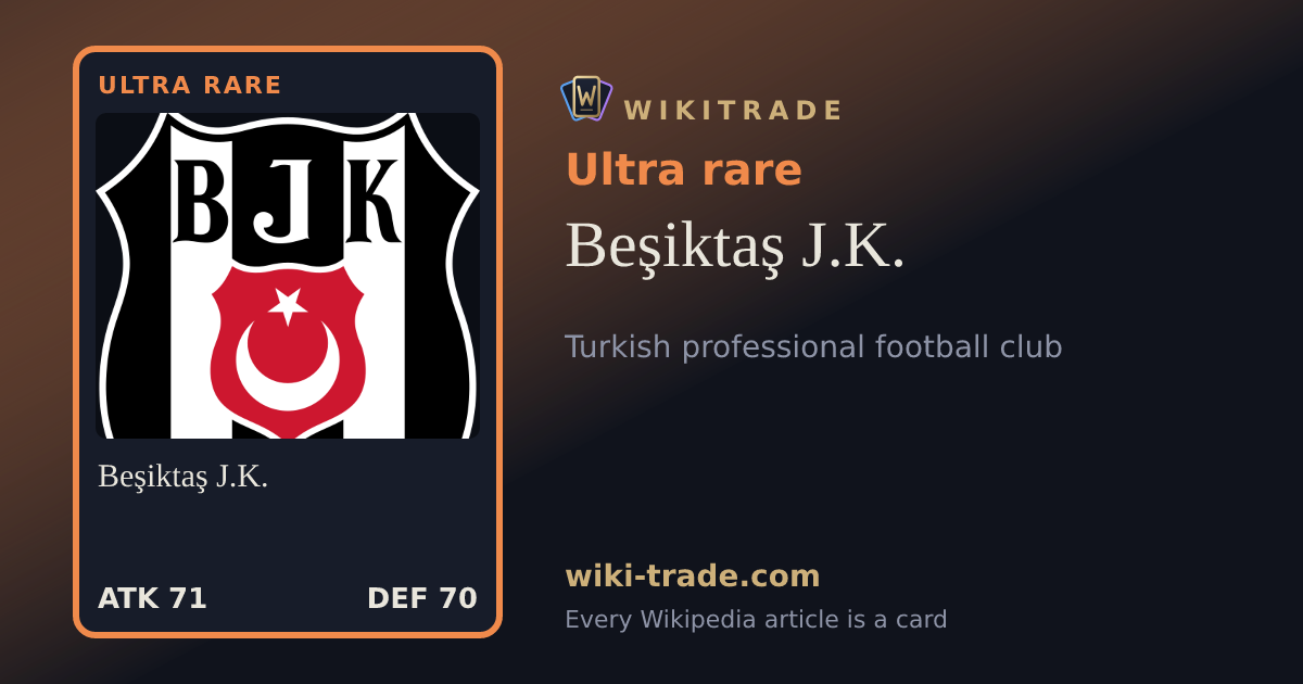 Beşiktaş J.K. — Ultra rare card