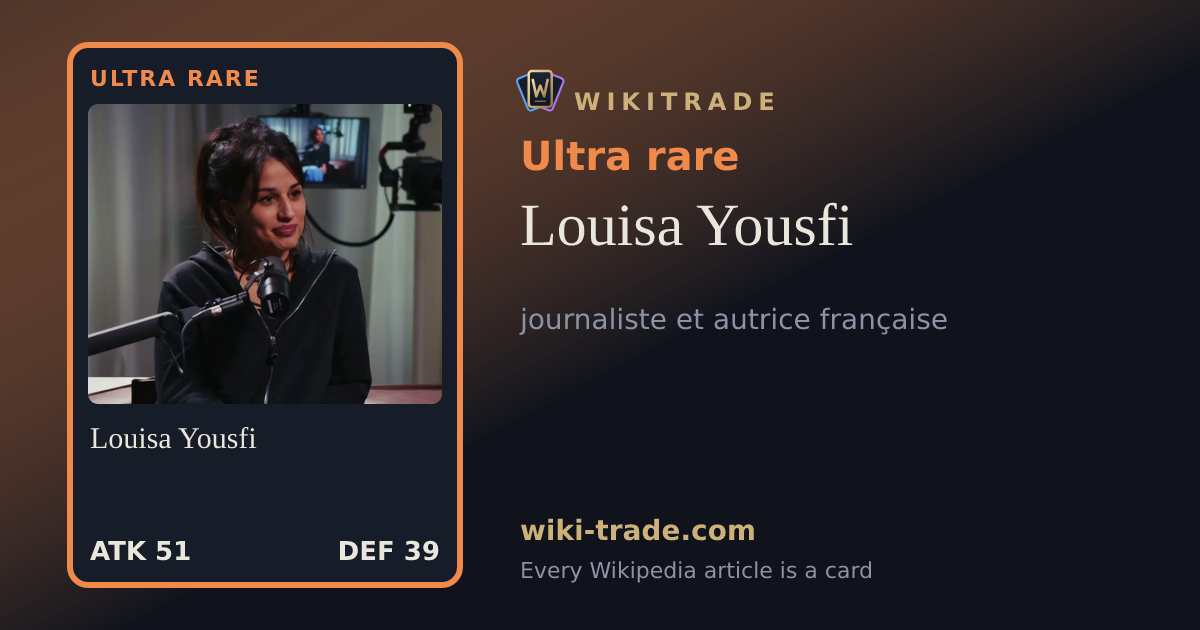 Louisa Yousfi — Ultra rare card