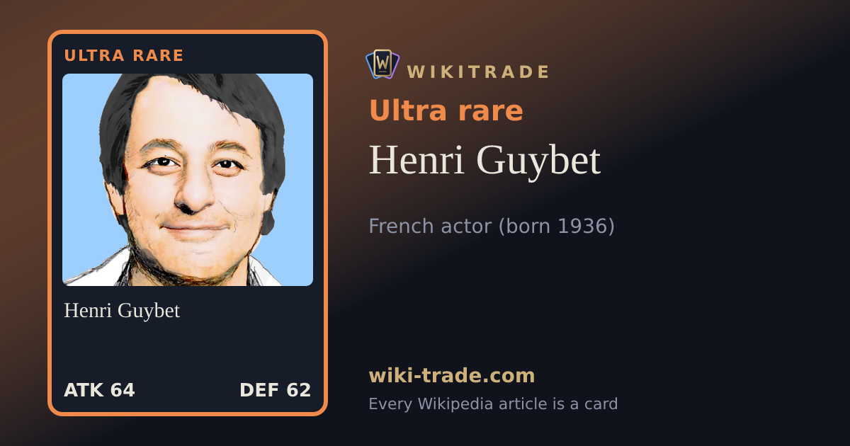 Henri Guybet — Ultra rare card