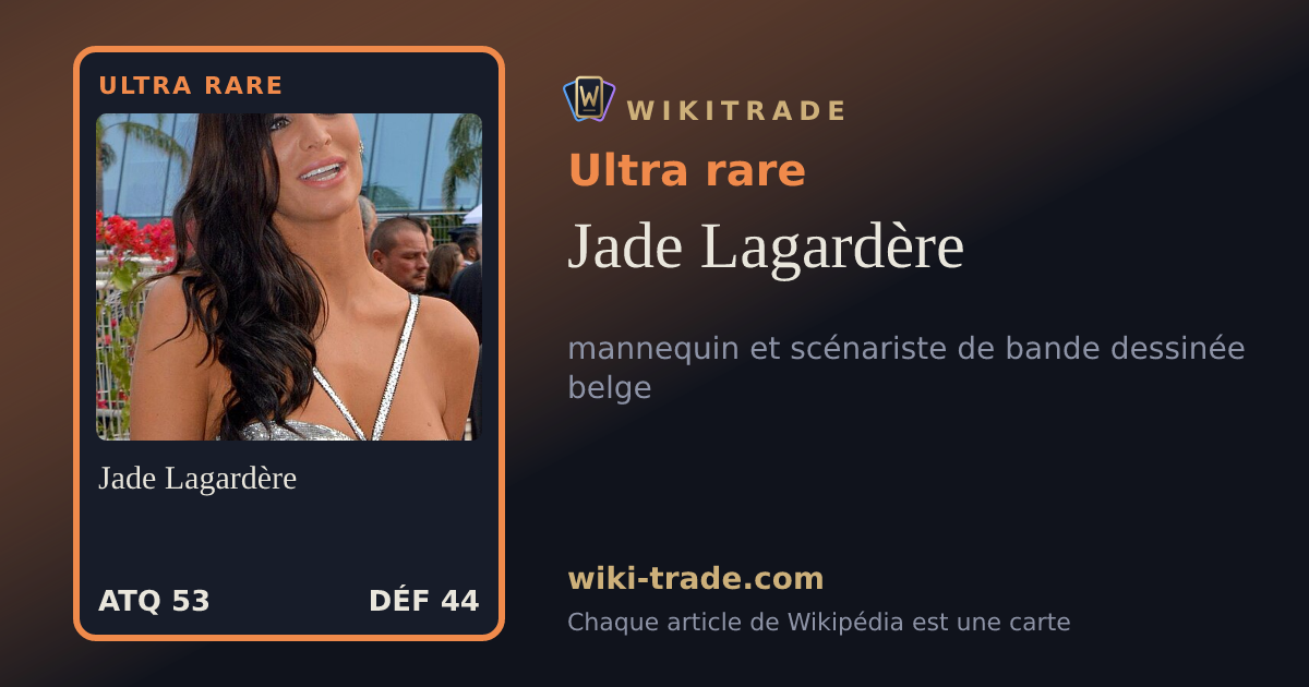 Jade Lagardère — carte Ultra rare