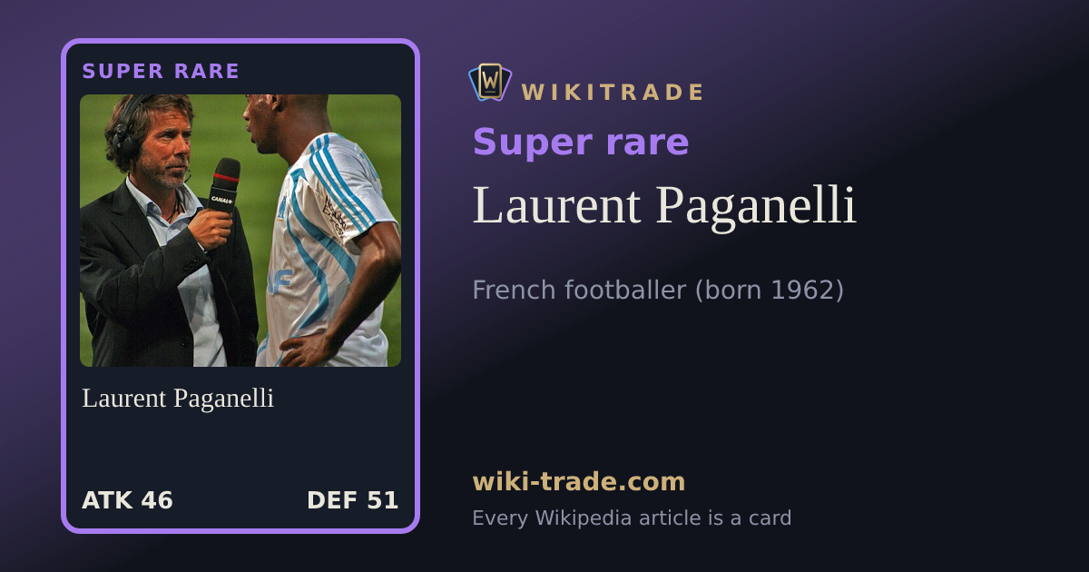 Laurent Paganelli — Super rare card