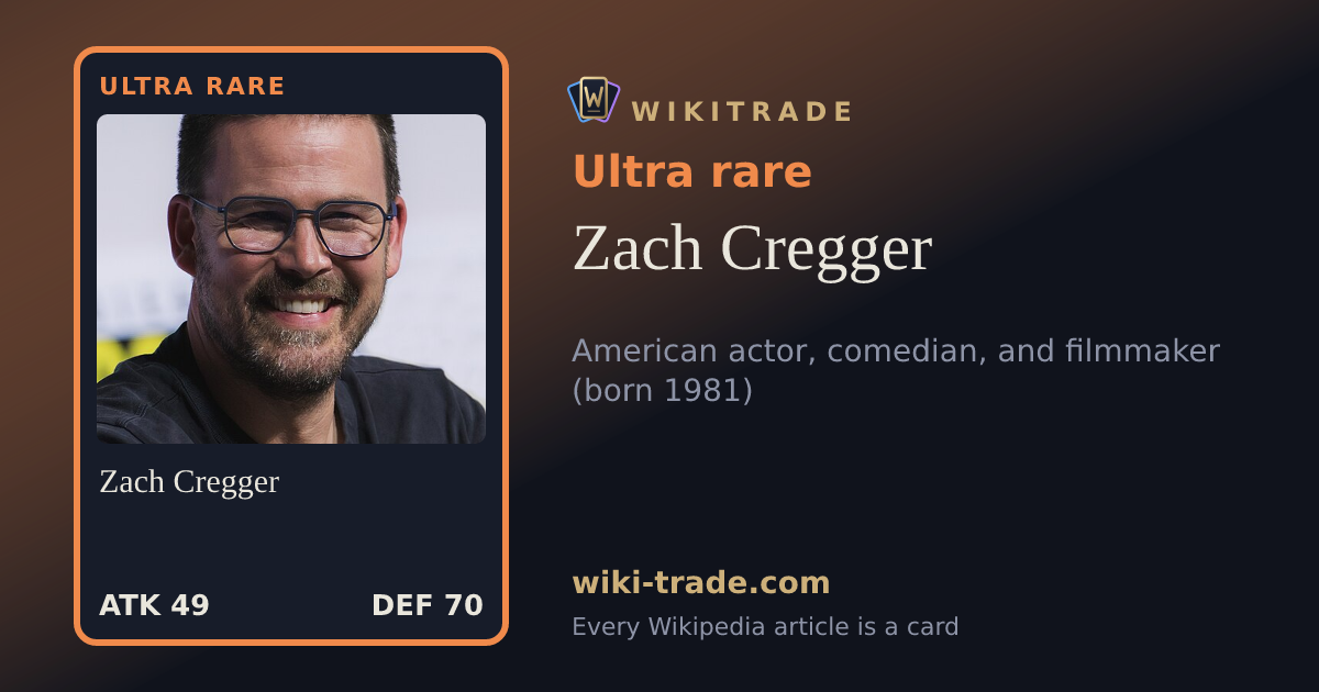 Zach Cregger — Ultra rare card