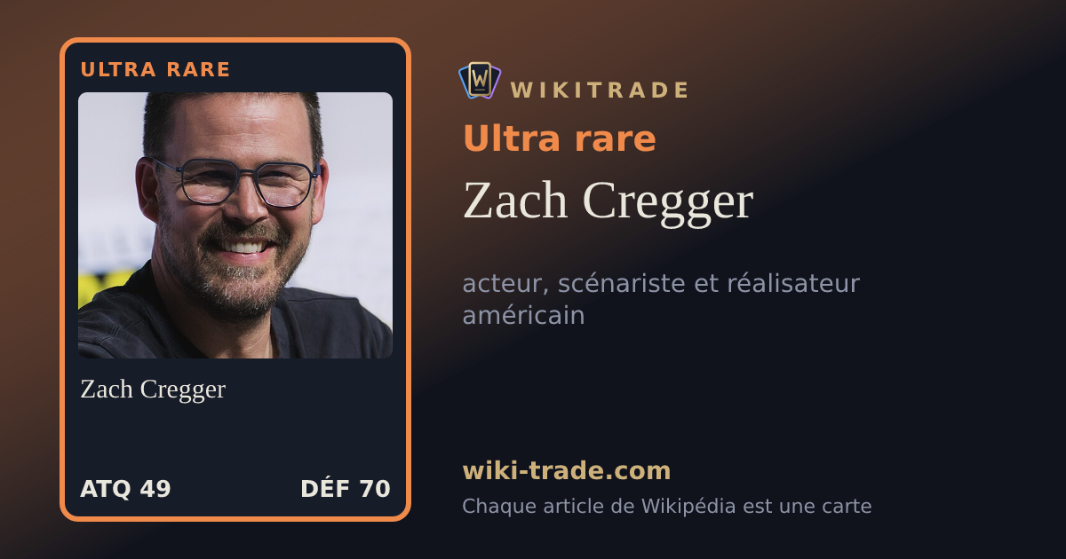 Zach Cregger — carte Ultra rare