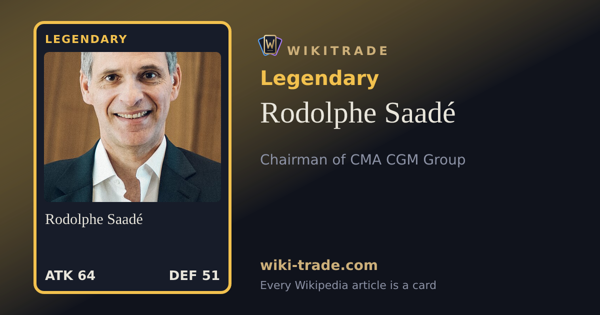 Rodolphe Saadé — Legendary card