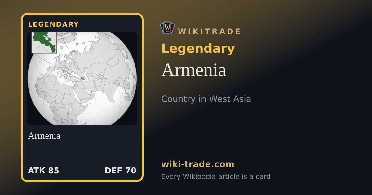 Armenia — Legendary card