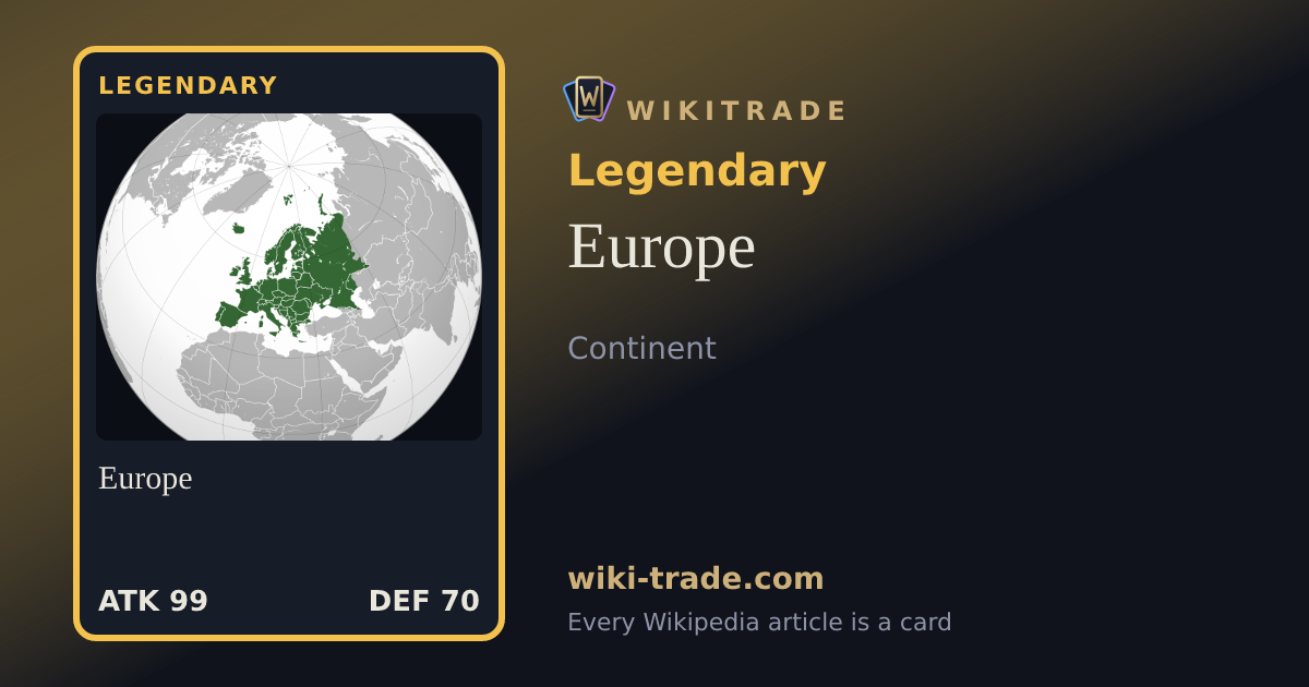 Europe — Legendary card