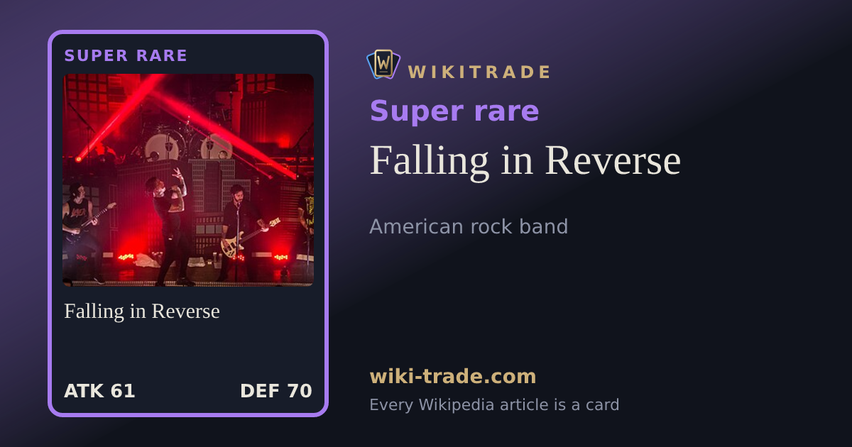 Falling in Reverse — Super rare card