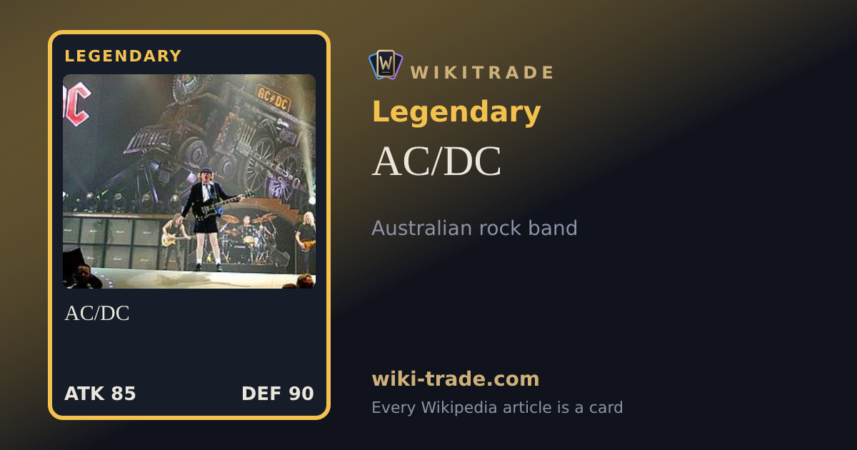 AC/DC — Legendary card