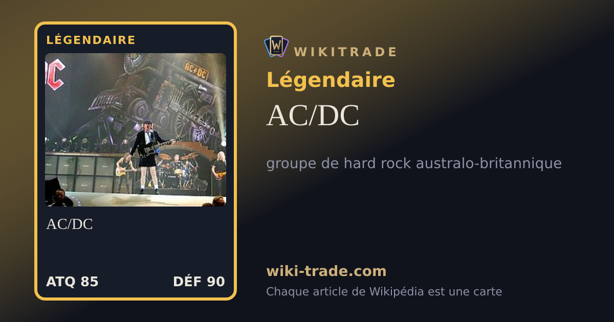 AC/DC — carte Légendaire