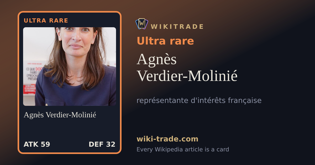 Agnès Verdier-Molinié — Ultra rare card