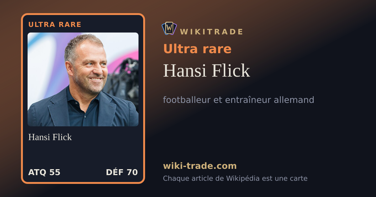 Hansi Flick — carte Ultra rare