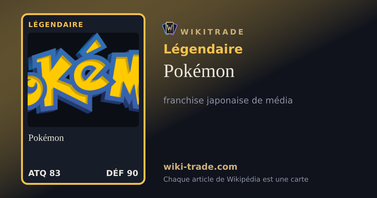 Pokémon — carte Légendaire