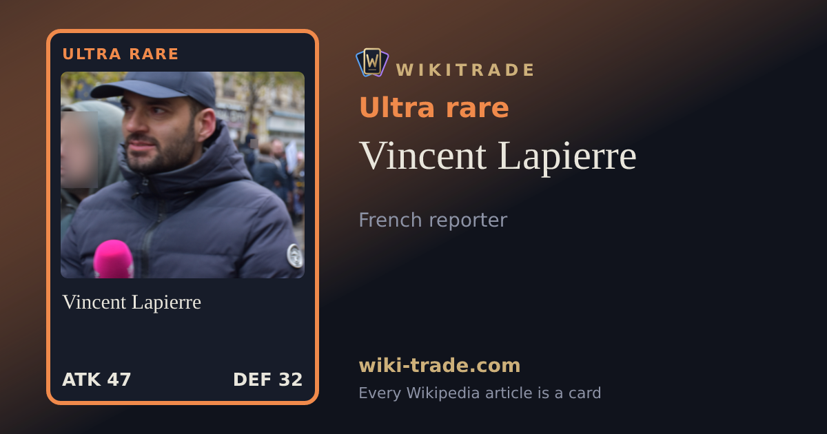 Vincent Lapierre — Ultra rare card