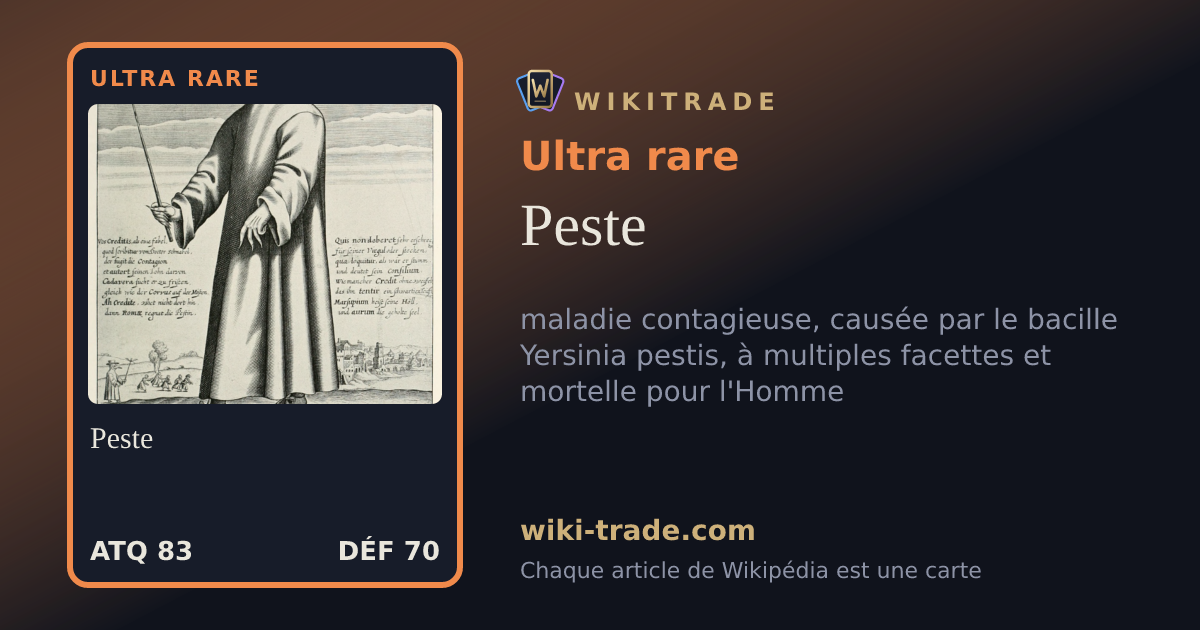Peste — carte Ultra rare