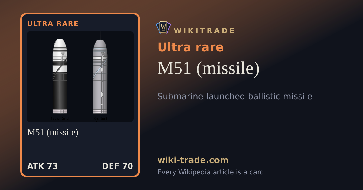 M51 (missile) — Ultra rare card
