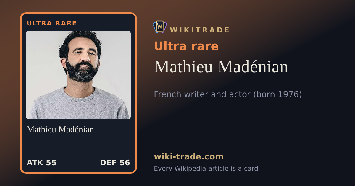 Mathieu Madénian — Ultra rare card