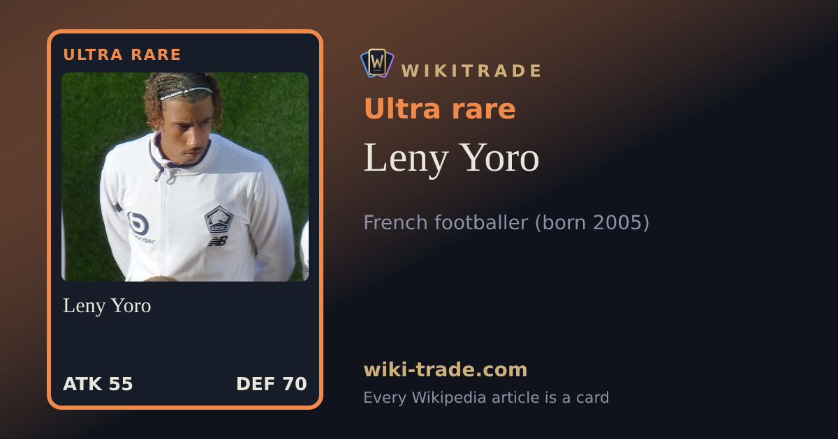 Leny Yoro — Ultra rare card