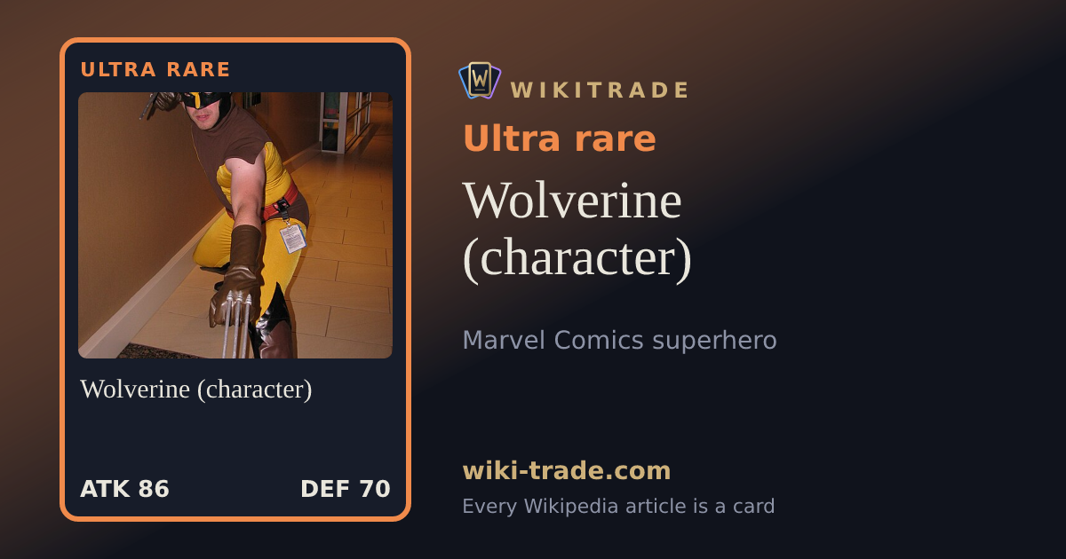 Wolverine (character) — Ultra rare card