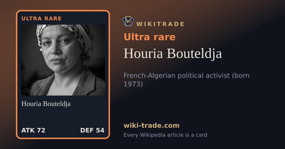 Houria Bouteldja — Ultra rare card