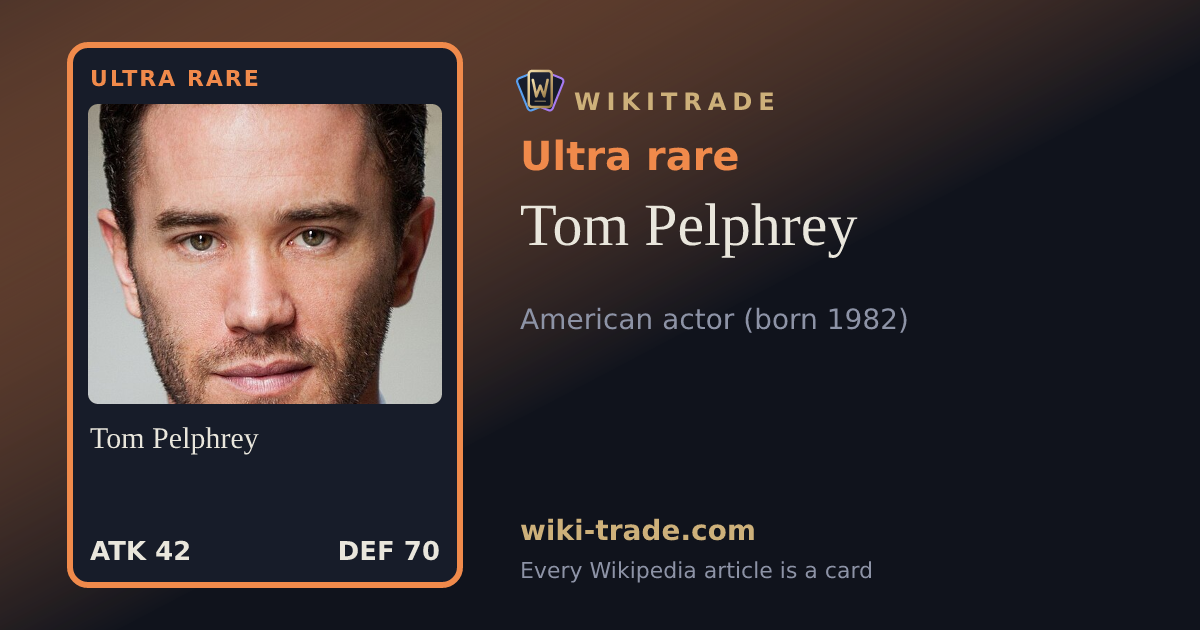 Tom Pelphrey — Ultra rare card