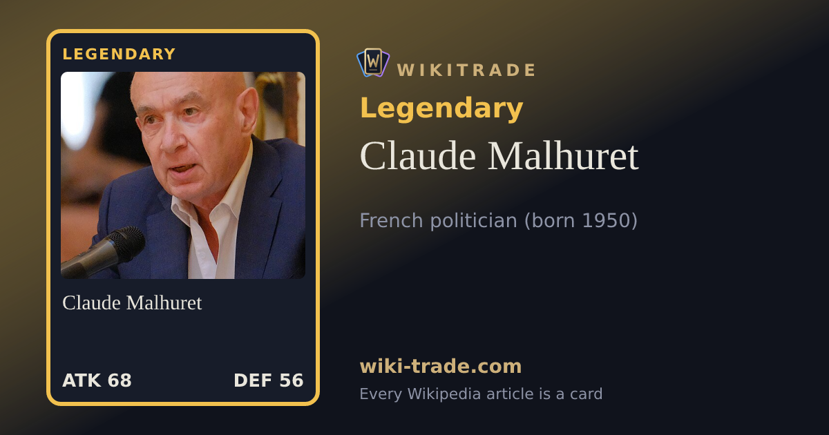 Claude Malhuret — Legendary card
