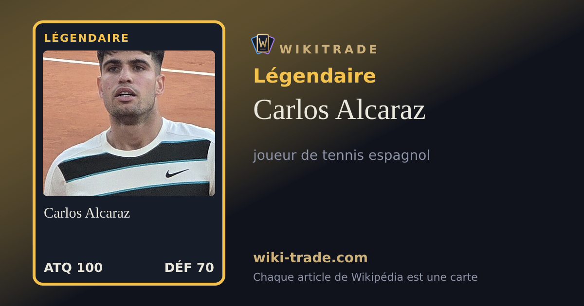 Carlos Alcaraz — carte Légendaire