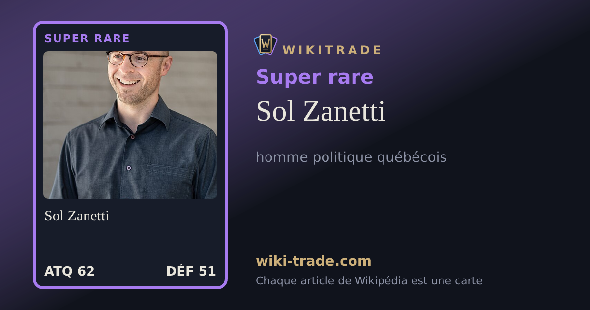 Sol Zanetti — carte Super rare