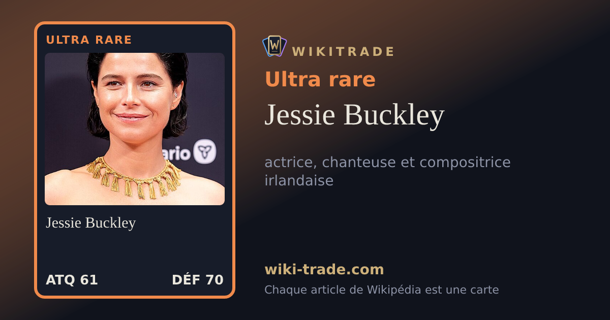 Jessie Buckley — carte Ultra rare