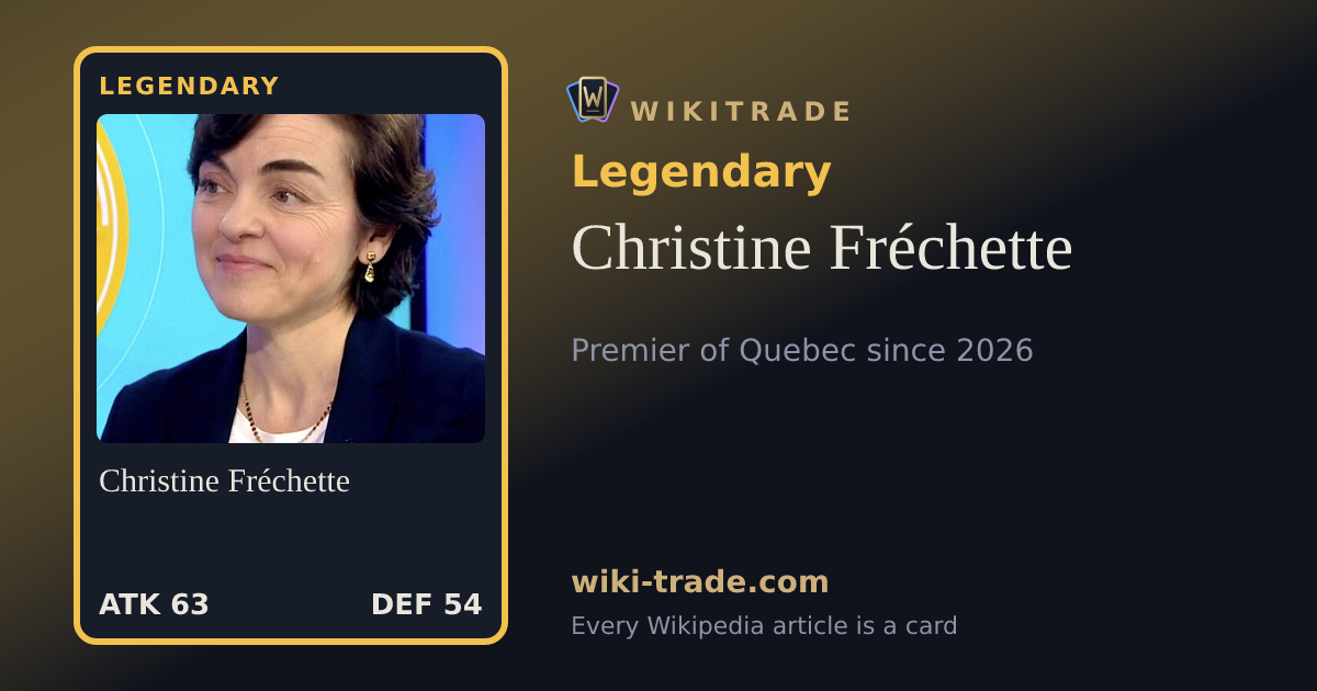 Christine Fréchette — Legendary card