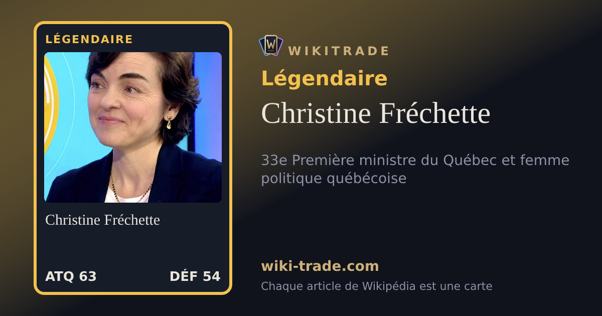 Christine Fréchette — carte Légendaire