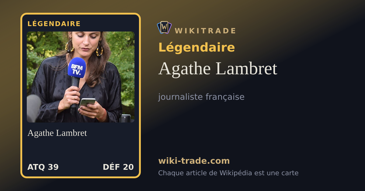 Agathe Lambret — carte Légendaire