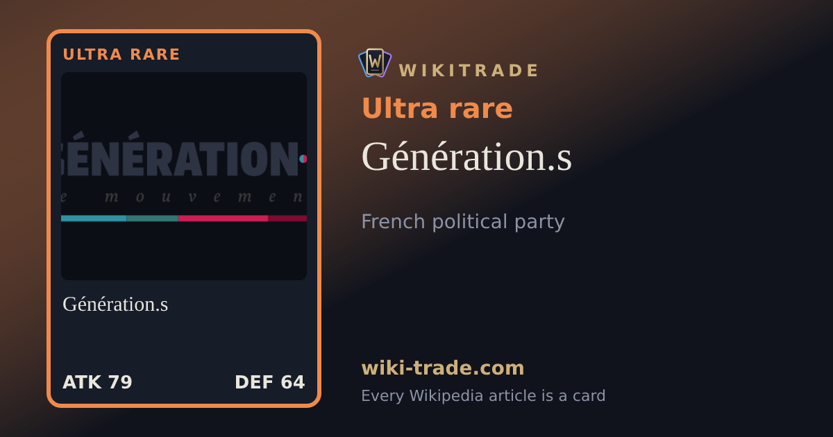 Génération.s — Ultra rare card