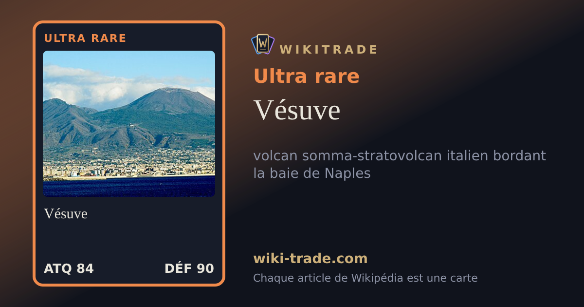Vésuve — carte Ultra rare