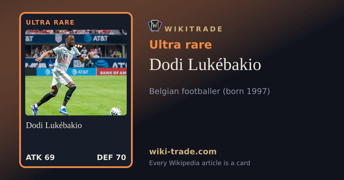 Dodi Lukébakio — Ultra rare card