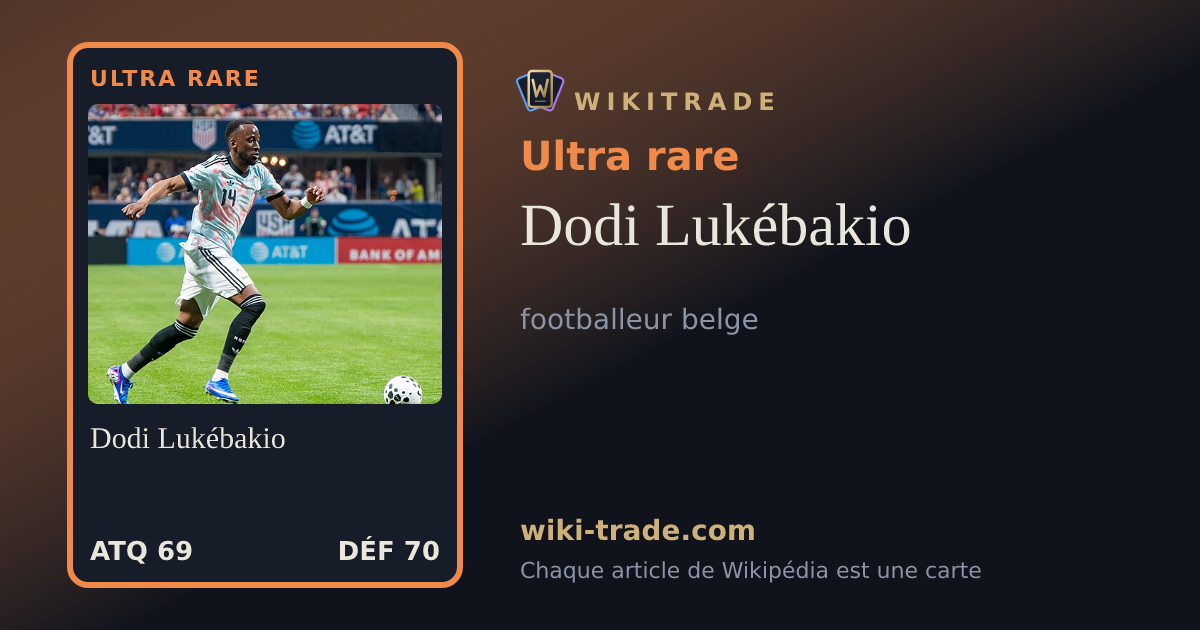 Dodi Lukébakio — carte Ultra rare