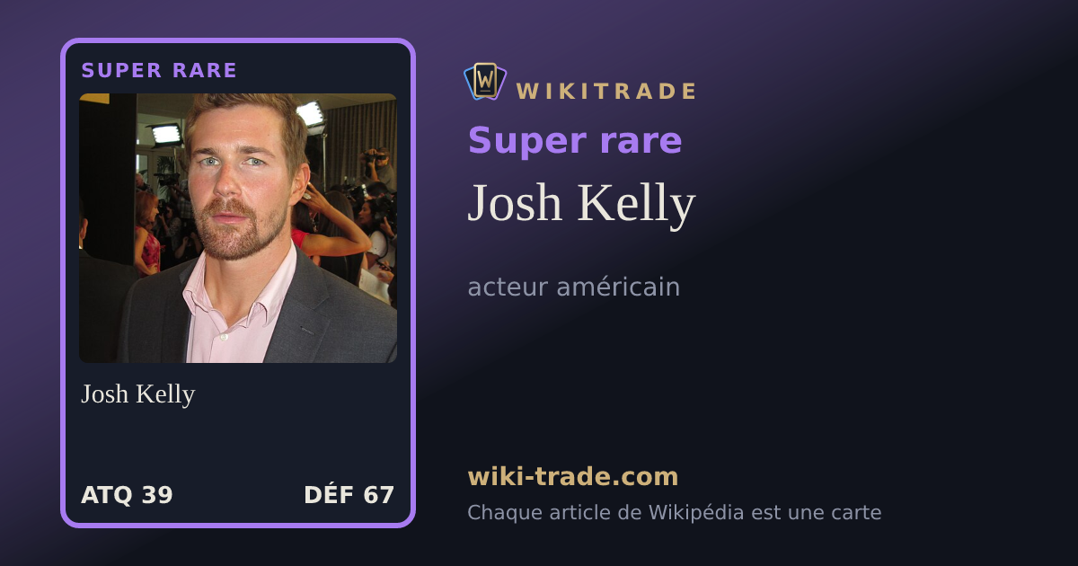 Josh Kelly — carte Super rare