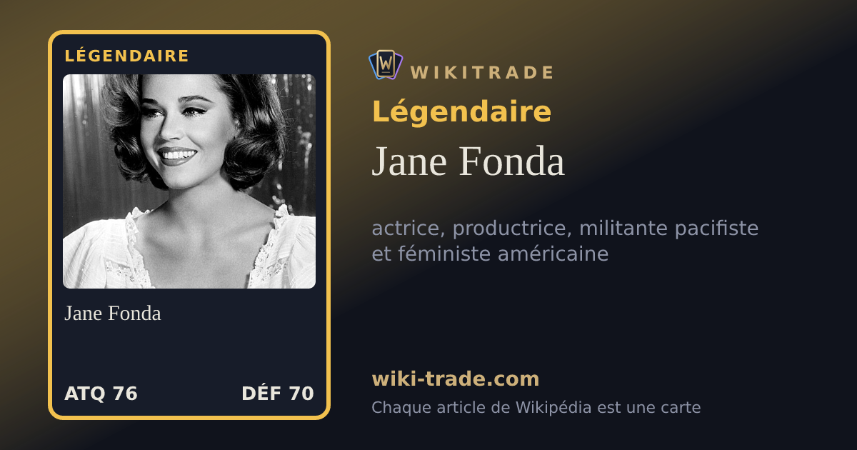Jane Fonda — carte Légendaire