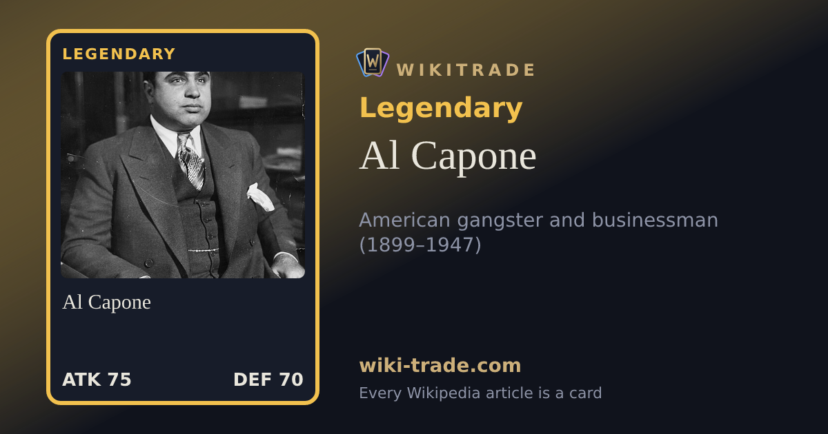 Al Capone — Legendary card