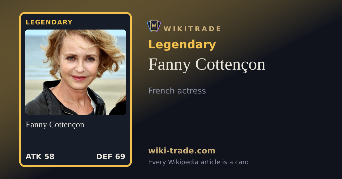 Fanny Cottençon — Legendary card