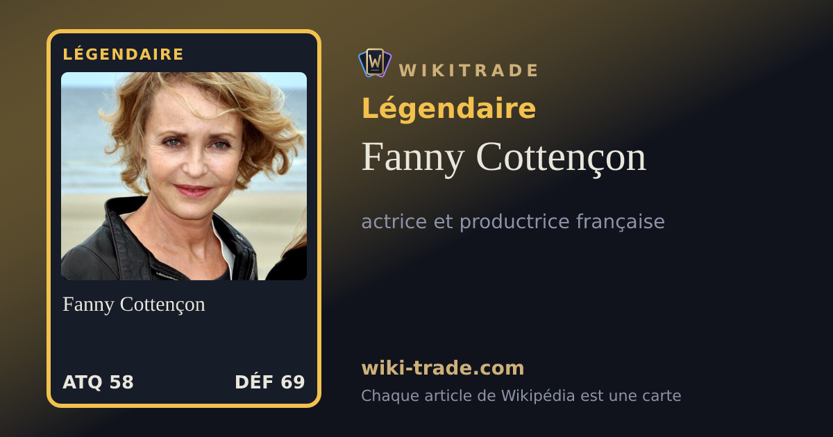 Fanny Cottençon — carte Légendaire